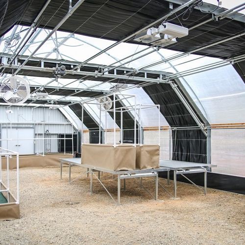 Greenhouse With Blackout System